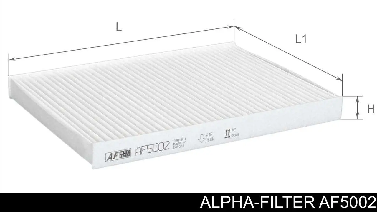Фільтр салону AF5002 Alpha Filter