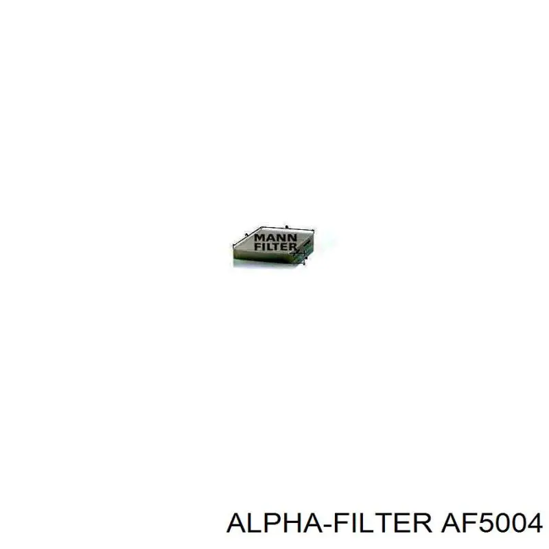 Фільтр салону AF5004 Alpha Filter