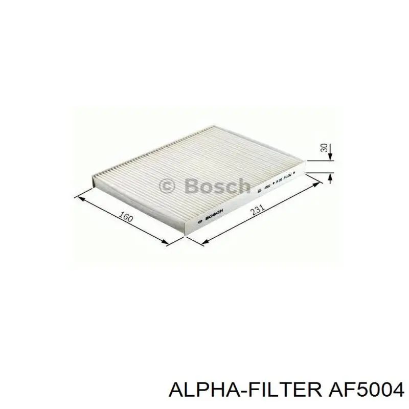 AF5004 Alpha Filter Внутрішньосалонний фільтр