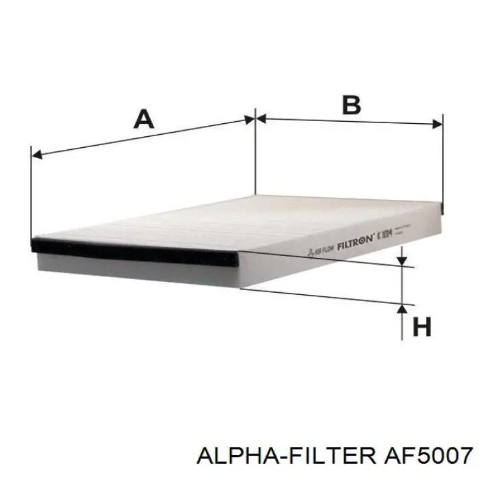 Фільтр повітряний обігрівача Alpha Filter AF5007 ціна, від 3.61 USD