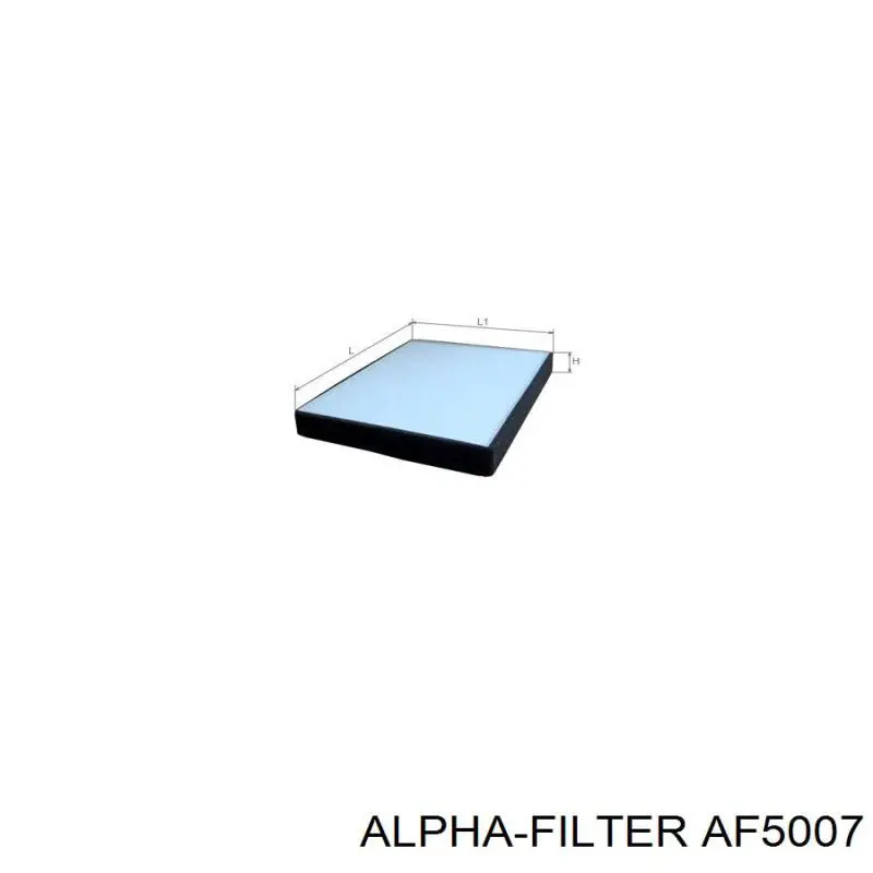 Фільтр салону AF5007 Alpha-filter