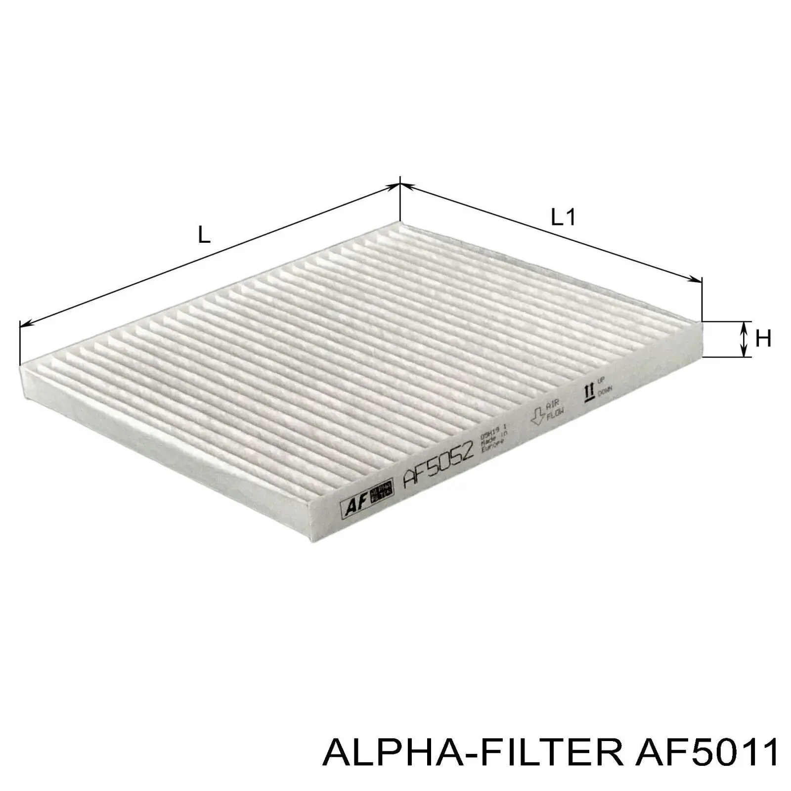 Фільтр повітряний обігрівача Alpha Filter AF5011 ціна, від 2.92 USD