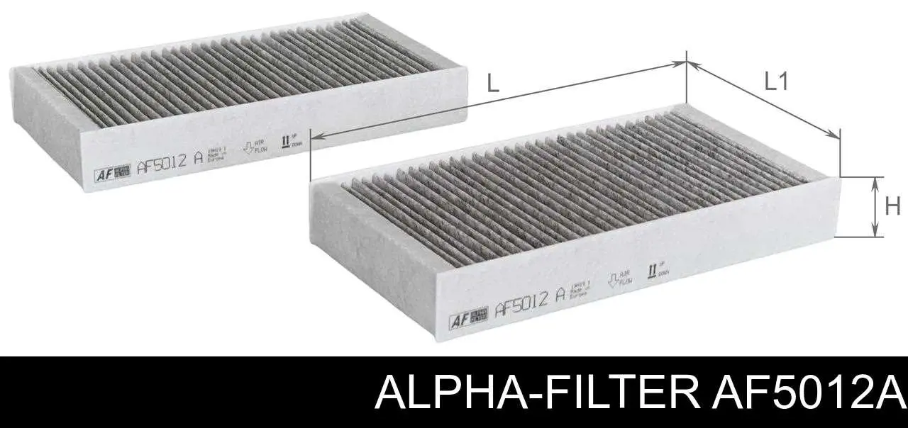 Фільтр салону AF5012A Alpha Filter