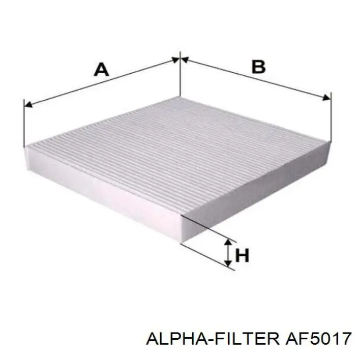 Фільтр повітряний обігрівача Alpha Filter AF5017 ціна, від 2.87 USD