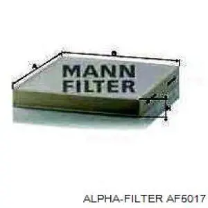 Фільтр салону AF5017 Alpha Filter