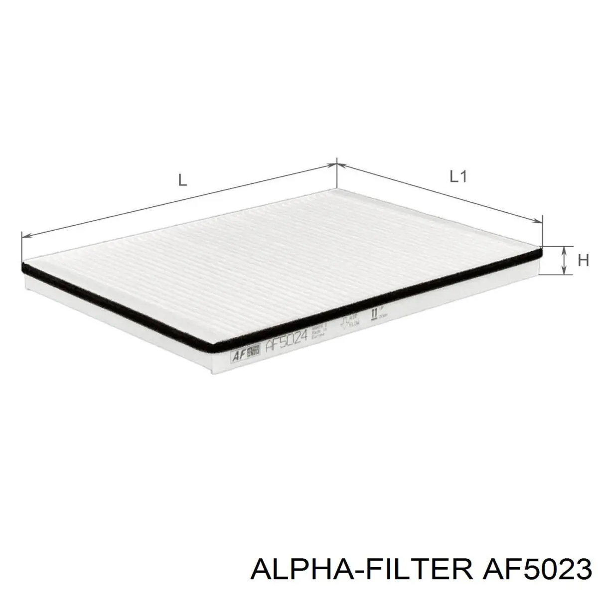 AF5023 Alpha-filter фільтр салону