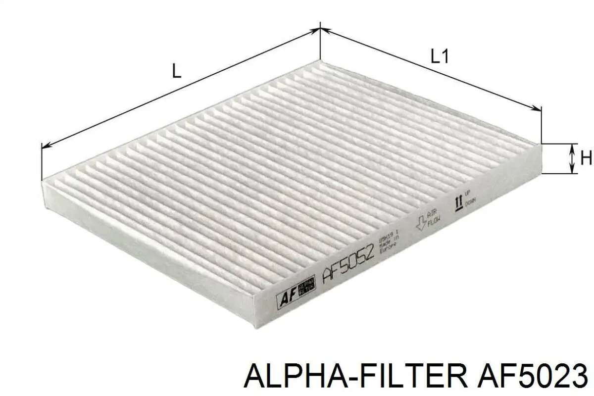 Фільтр повітряний обігрівача Alpha Filter AF5023 ціна, від 2.44 USD