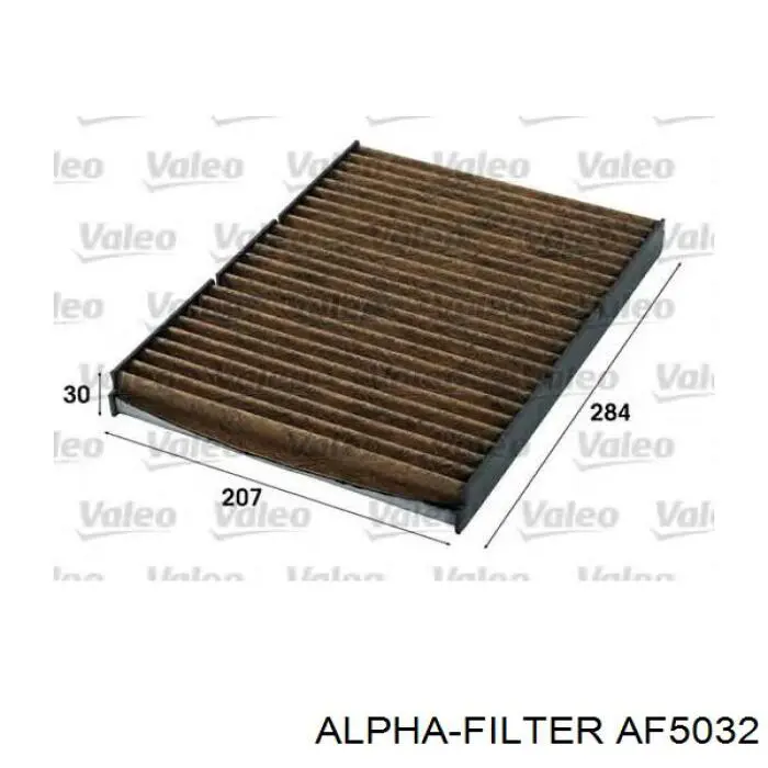 Купити AF5032 Alpha Filter Фільтр салону вугільний