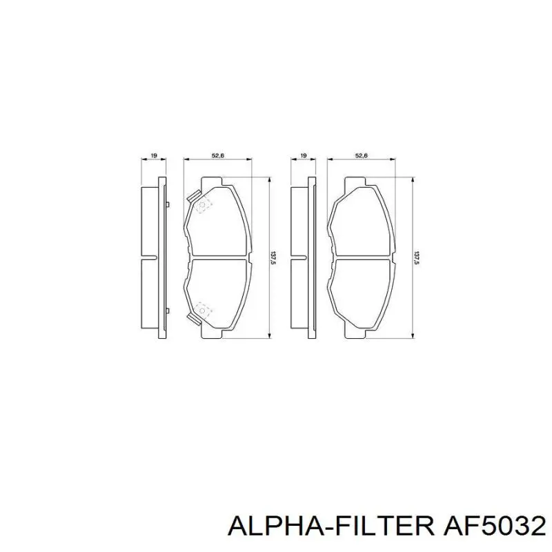 AF5032 Alpha Filter Внутрішньосалонний фільтр