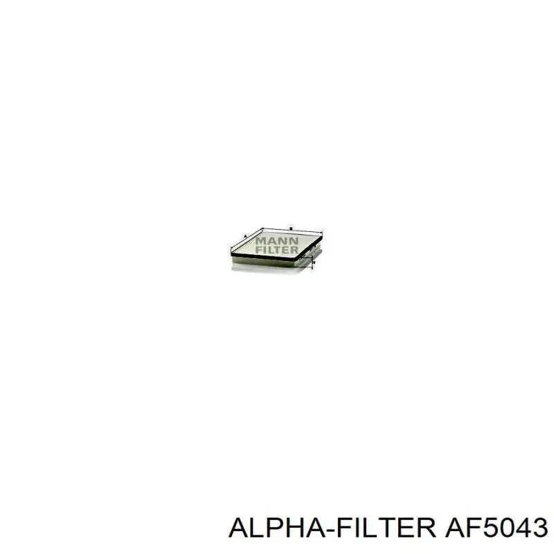 Фільтр салону AF5043 Alpha Filter