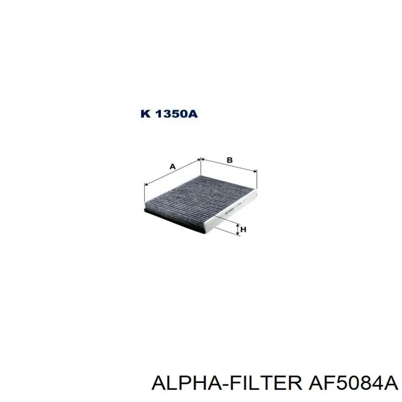 Фільтр салону AF5084A Alpha-filter