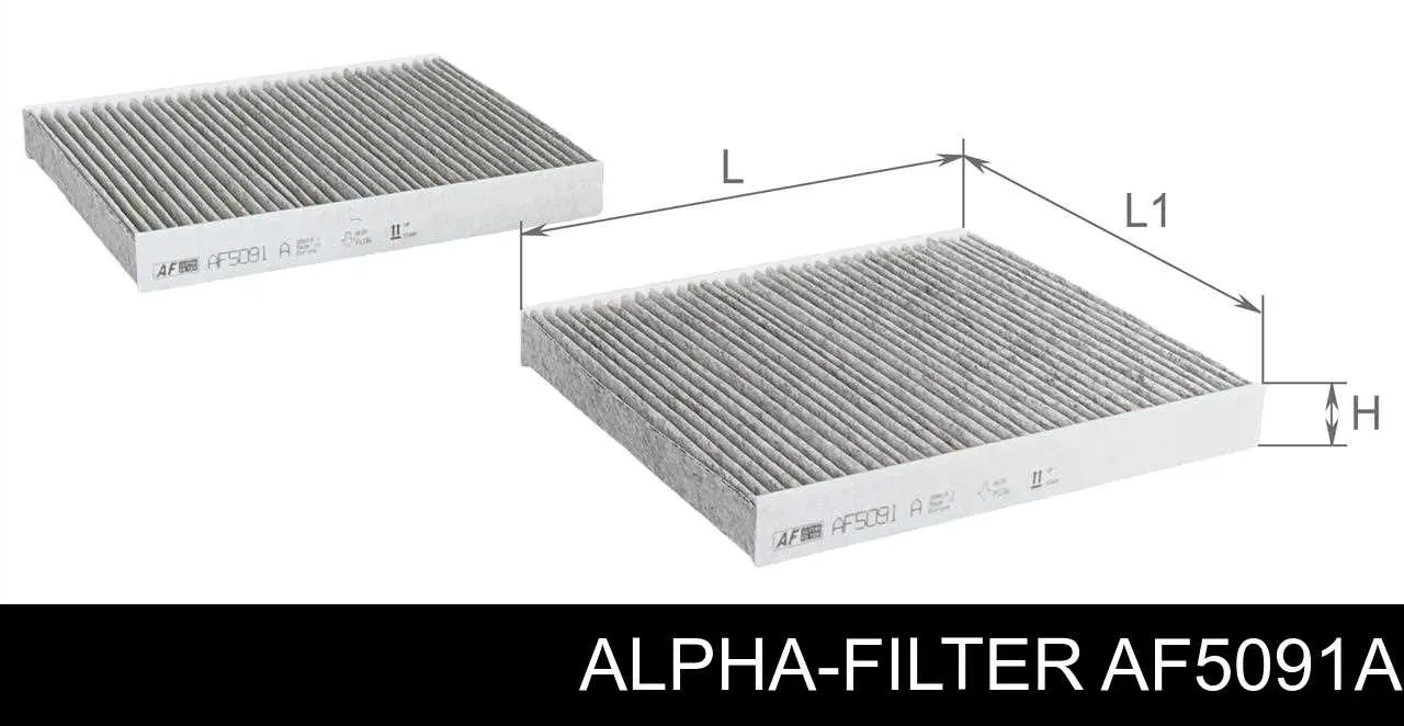 Фільтр салону AF5091A Alpha Filter