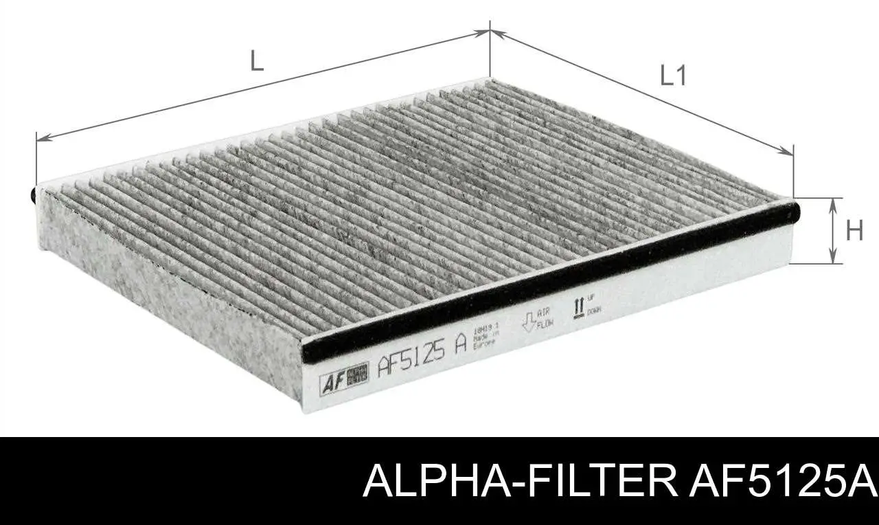 Фільтр салону AF5125A Alpha-filter