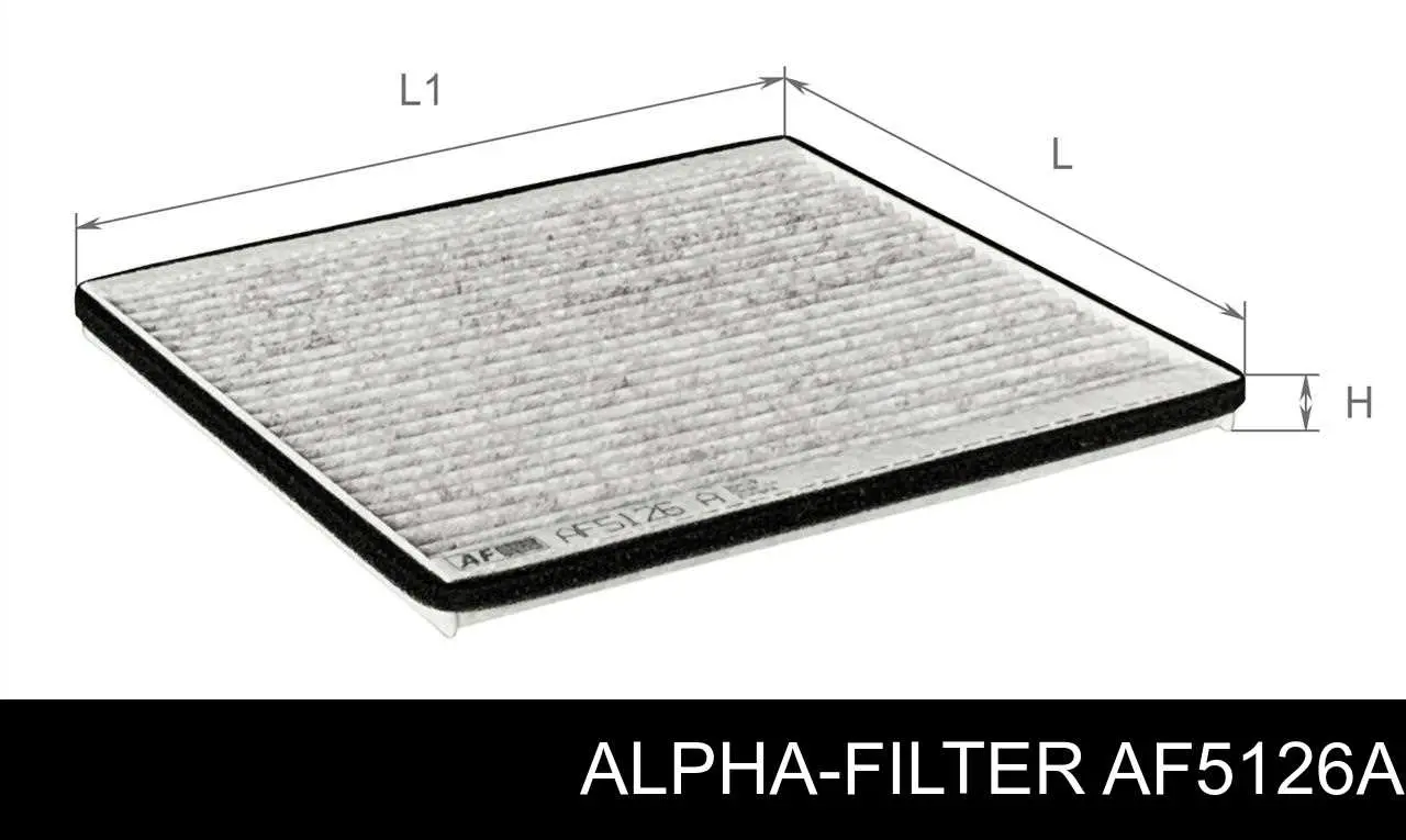Фільтр салону AF5126A Alpha Filter