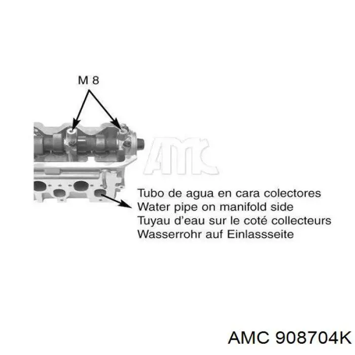 ГБЦ 908704K AMC