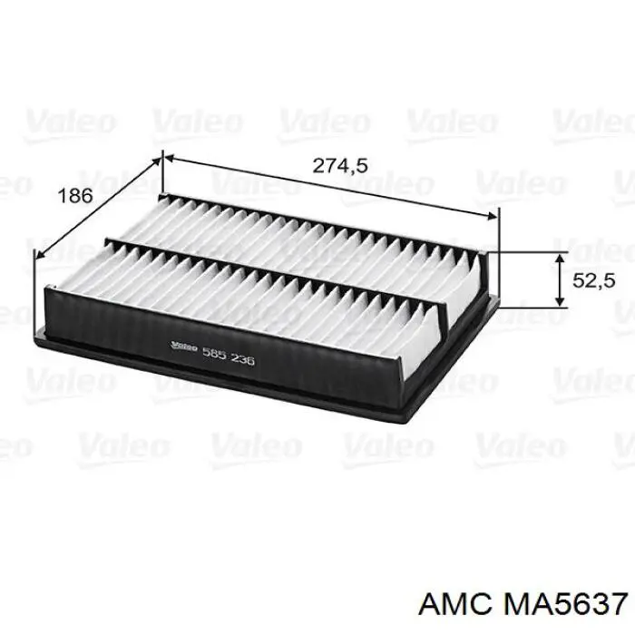 Фільтр повітряний MA5637 AMC