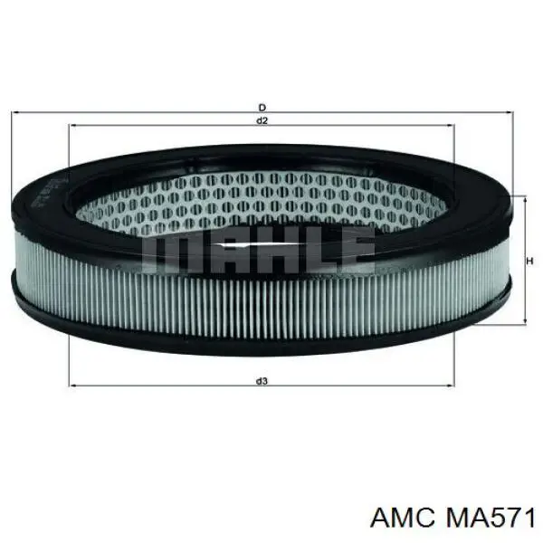 Фільтр повітряний MA571 AMC