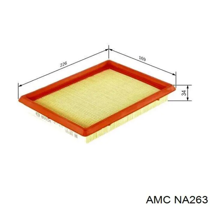 Повітряний фільтр IPA201 Interparts