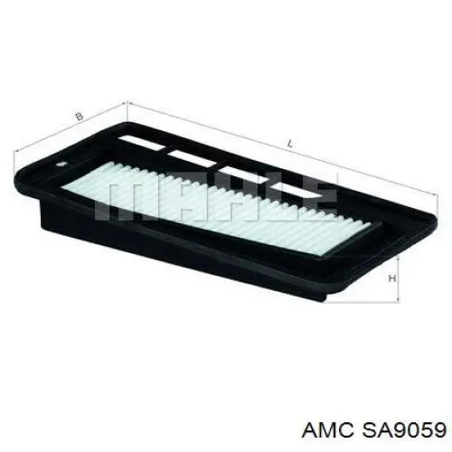 A1430 Sakura Повітряний фільтр двигуна