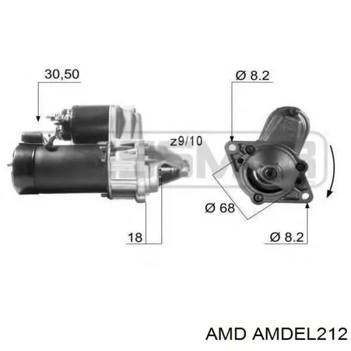 Стартер AMD AMDEL212 ціна, від 49.44 USD