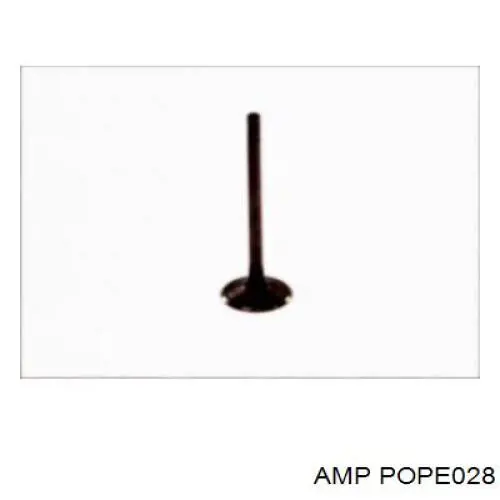POPE028 AMP/Paradowscy клапан випускний