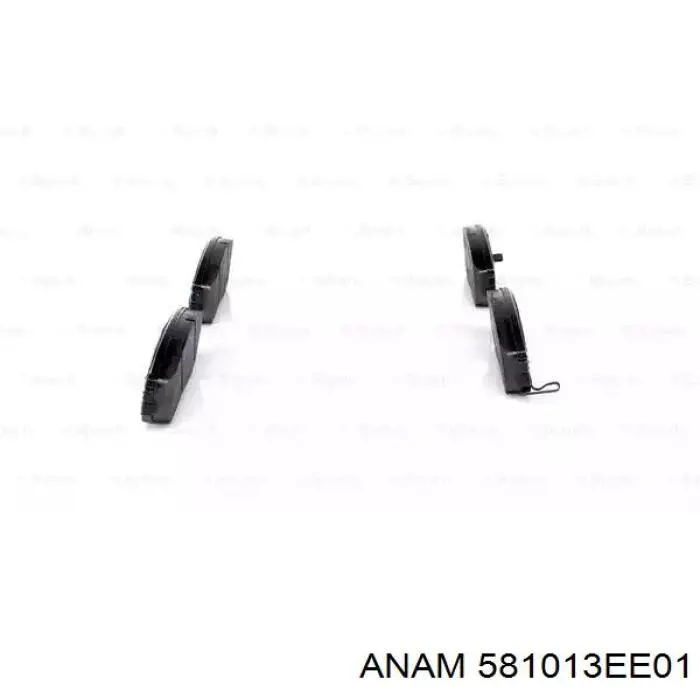 Гальмівні колодки Anam 581013EE01 ціна, від 25.26 USD