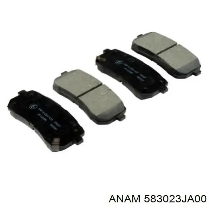 583023JA00 Anam Колодки гальмівні задні, дискові