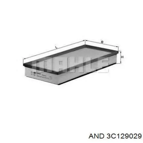 Фільтр повітряний 3C129029 AND