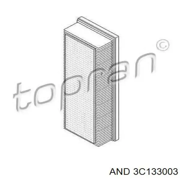 Повітряний фільтр 3C133003 AND