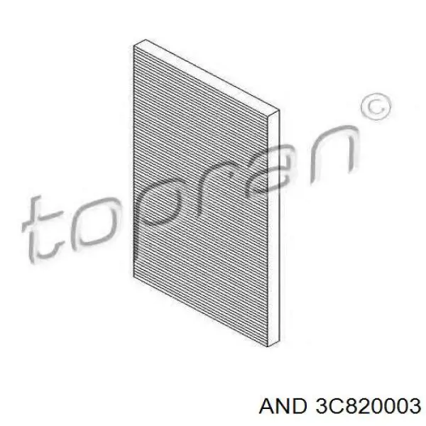 Фільтр салону 3C820003 AND