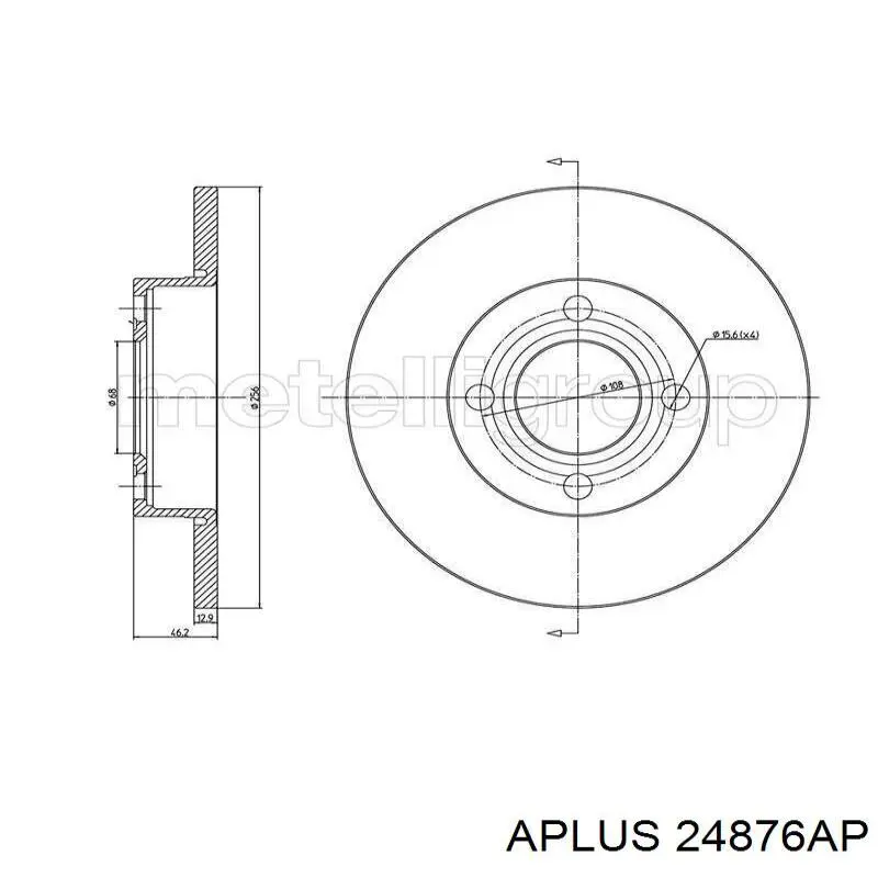 Кульова опора, нижня Aplus 24876AP ціна, від 8.53 USD