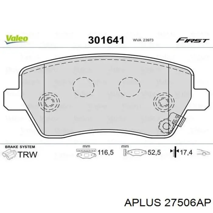 Сайлентблок задньої балки/підрамника Aplus 27506AP ціна, від 15.53 USD