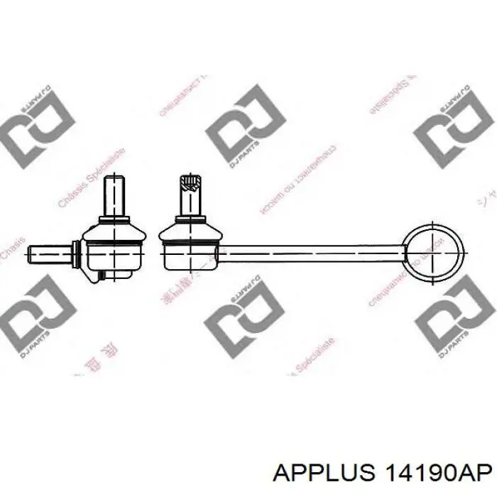 Лінк стабілізатора, правий Aplus 14190AP ціна, від 7.33 USD