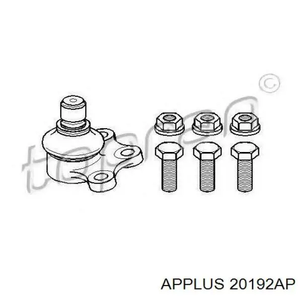 Купити 20192AP Aplus Кульова опора, нижня