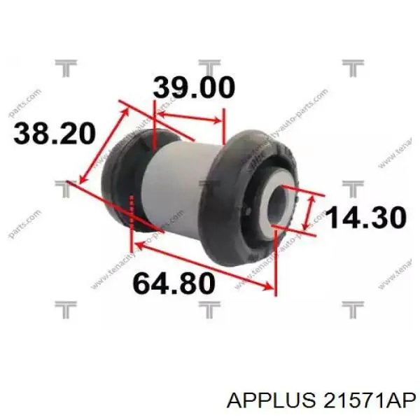 Кульова опора, нижня, ліва Aplus 21571AP ціна, від 12.41 USD
