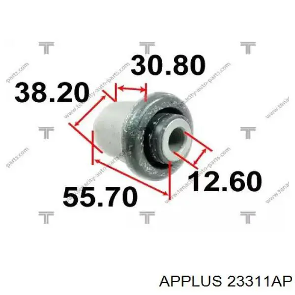 23311AP Aplus Сайлентблок переднього нижнього важеля