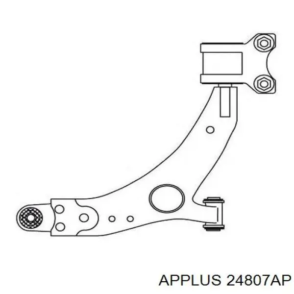 Сайлентблок нижнього важеля передньої підвіски Aplus 24807AP ціна, від 10.51 USD