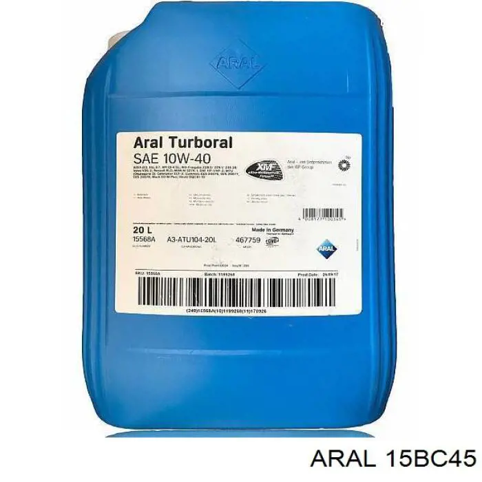 Олива Aral 15BC45 ціна, від 142.15 USD