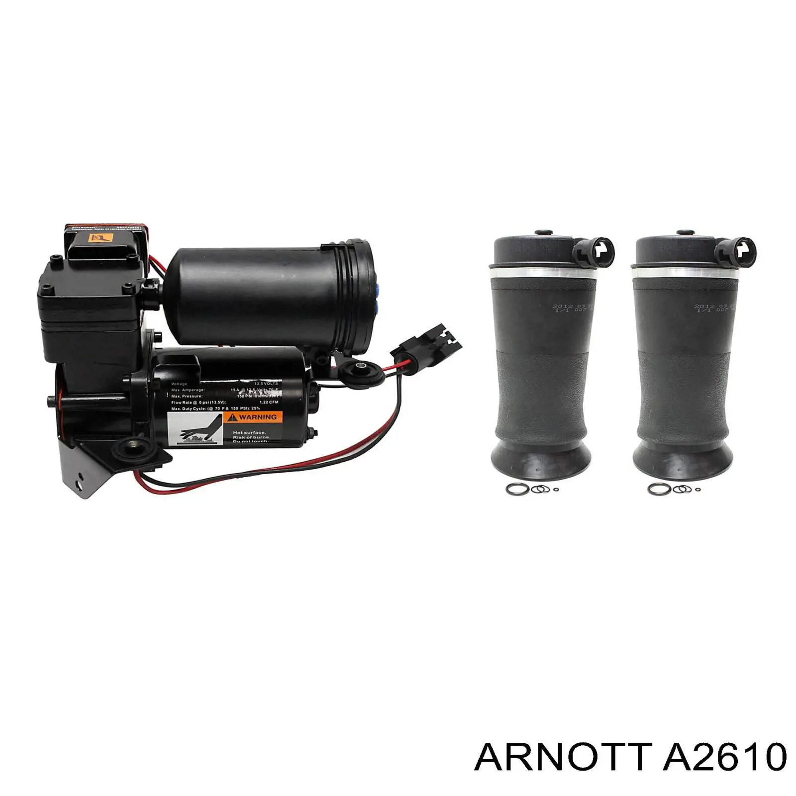 Пневмоподушка задня Arnott A2610