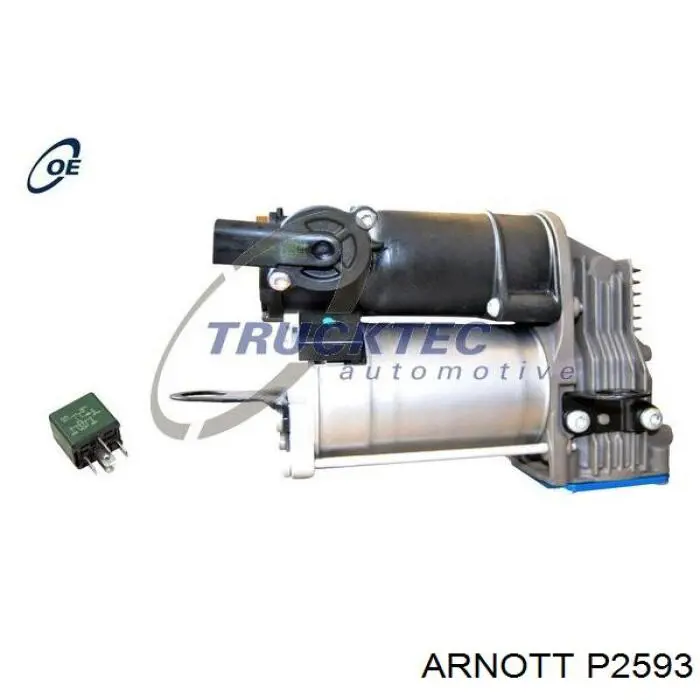 P2593 Arnott компресор пневмопідкачкою (амортизаторів)