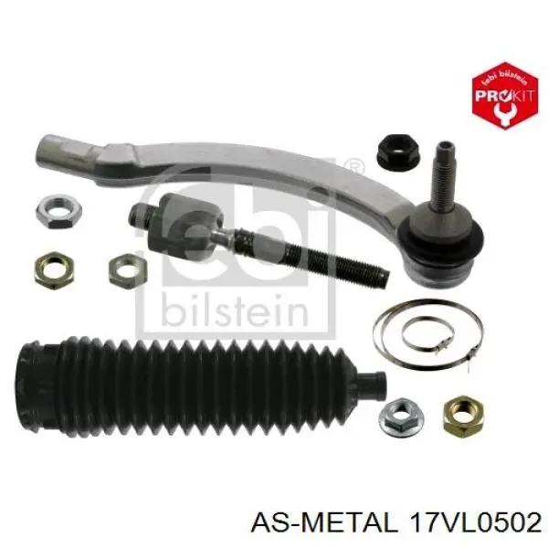 Наконечник рульовий As Metal 17VL0502 ціна, від 17.17 USD