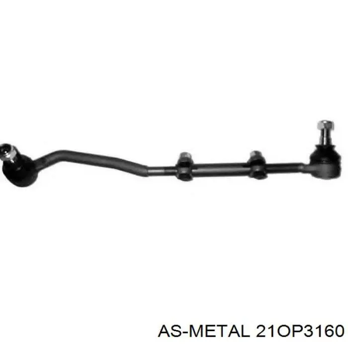 Тяга рульова в зборі, права As Metal 21OP3160 ціна, від 23.50 USD