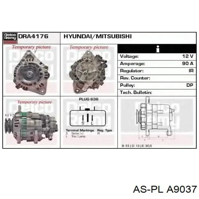 Генератор A9037 As-pl