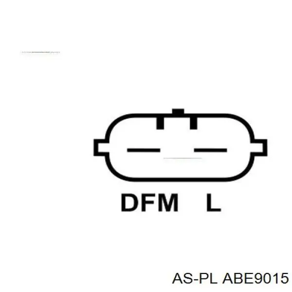 Підшипник генератора ABE9015 As-pl