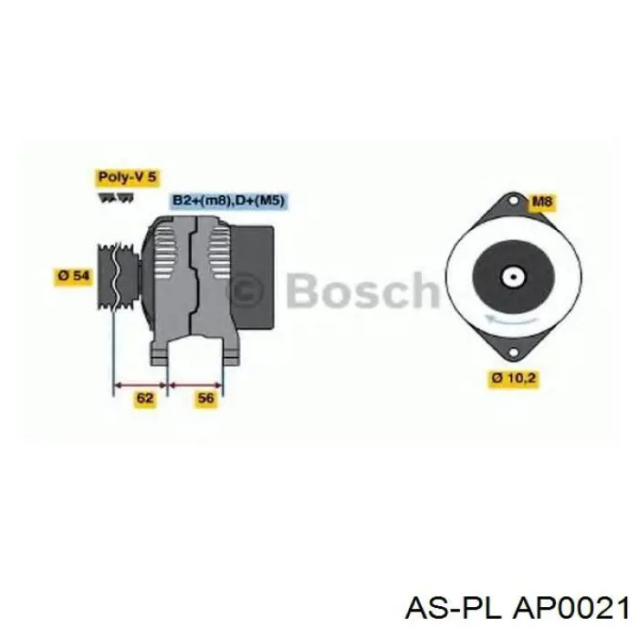 Купити 9118152 Opel Шків генератора