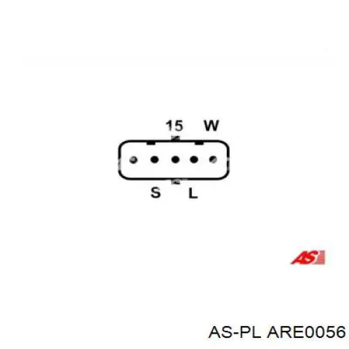 Реле-регулятор генератора, (реле зарядки) ARE0056 As-pl