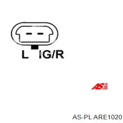 Реле-регулятор генератора, (реле зарядки) ARE1020 As-pl