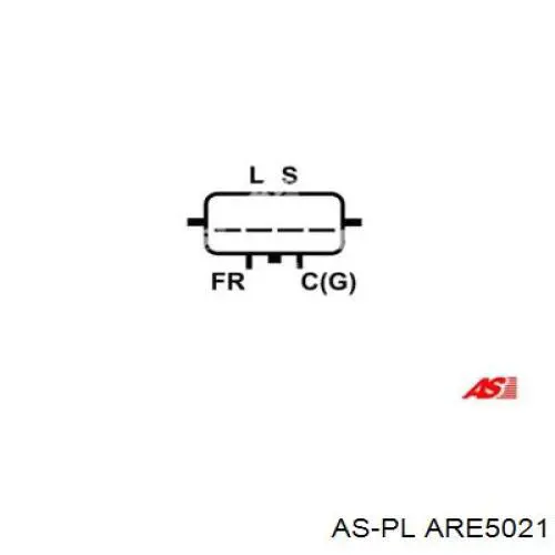 Реле-регулятор генератора, (реле зарядки) ARE5021 As-pl