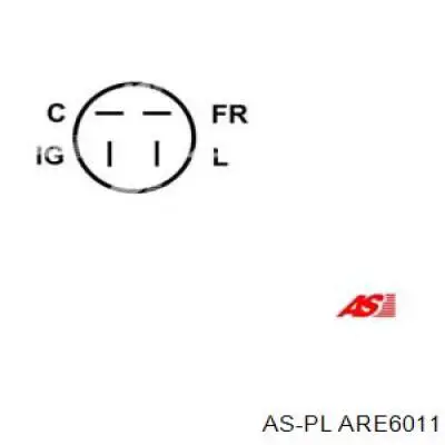 Реле-регулятор генератора, (реле зарядки) ARE6011 As-pl