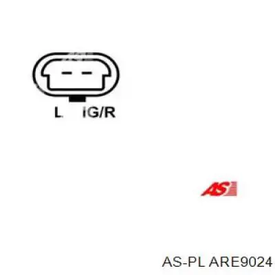 Реле-регулятор генератора, (реле зарядки) ARE9024 As-pl